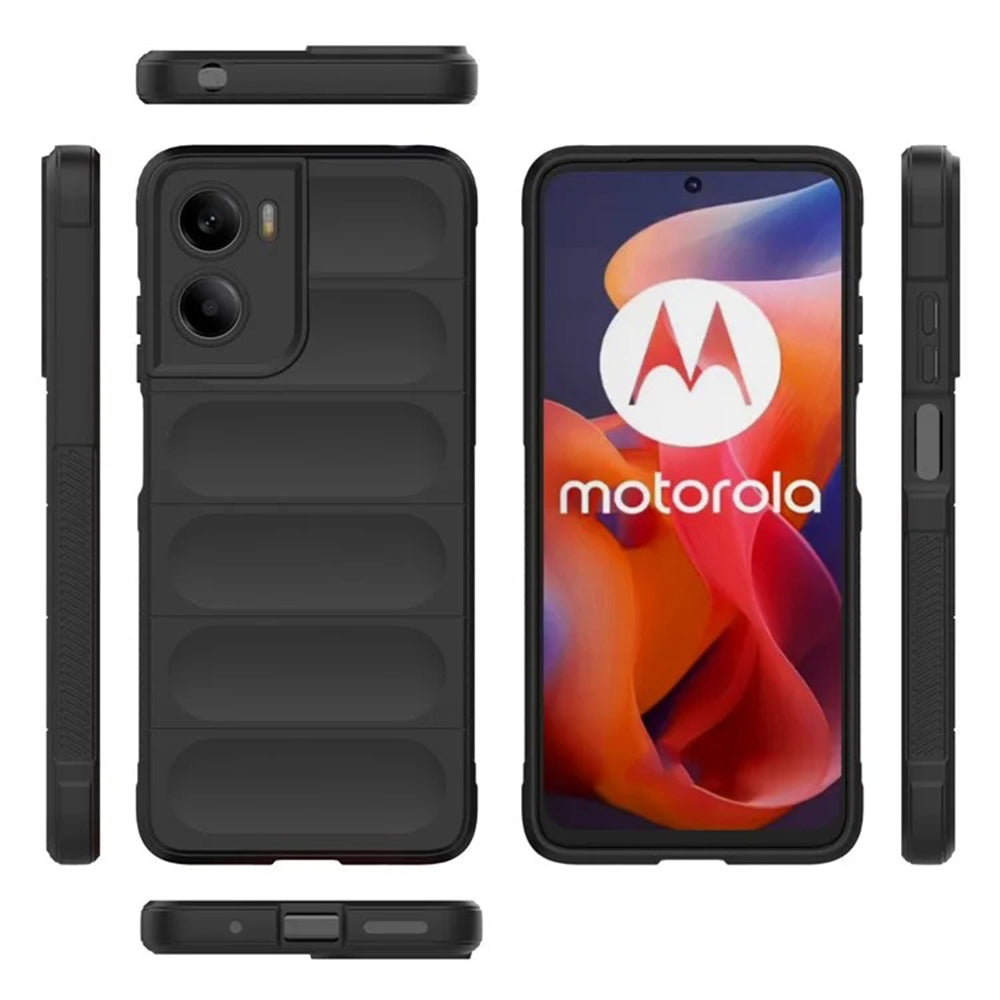 Futrola za Motorola Moto E15 / G05, Techsuit, Magic Shield, Crna