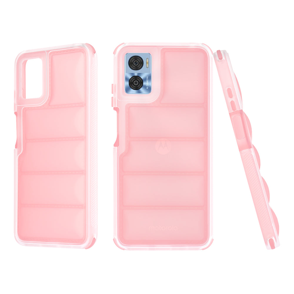 Maska za Motorola Moto E22i / E22, Techsuit, Wave Shield, Roza