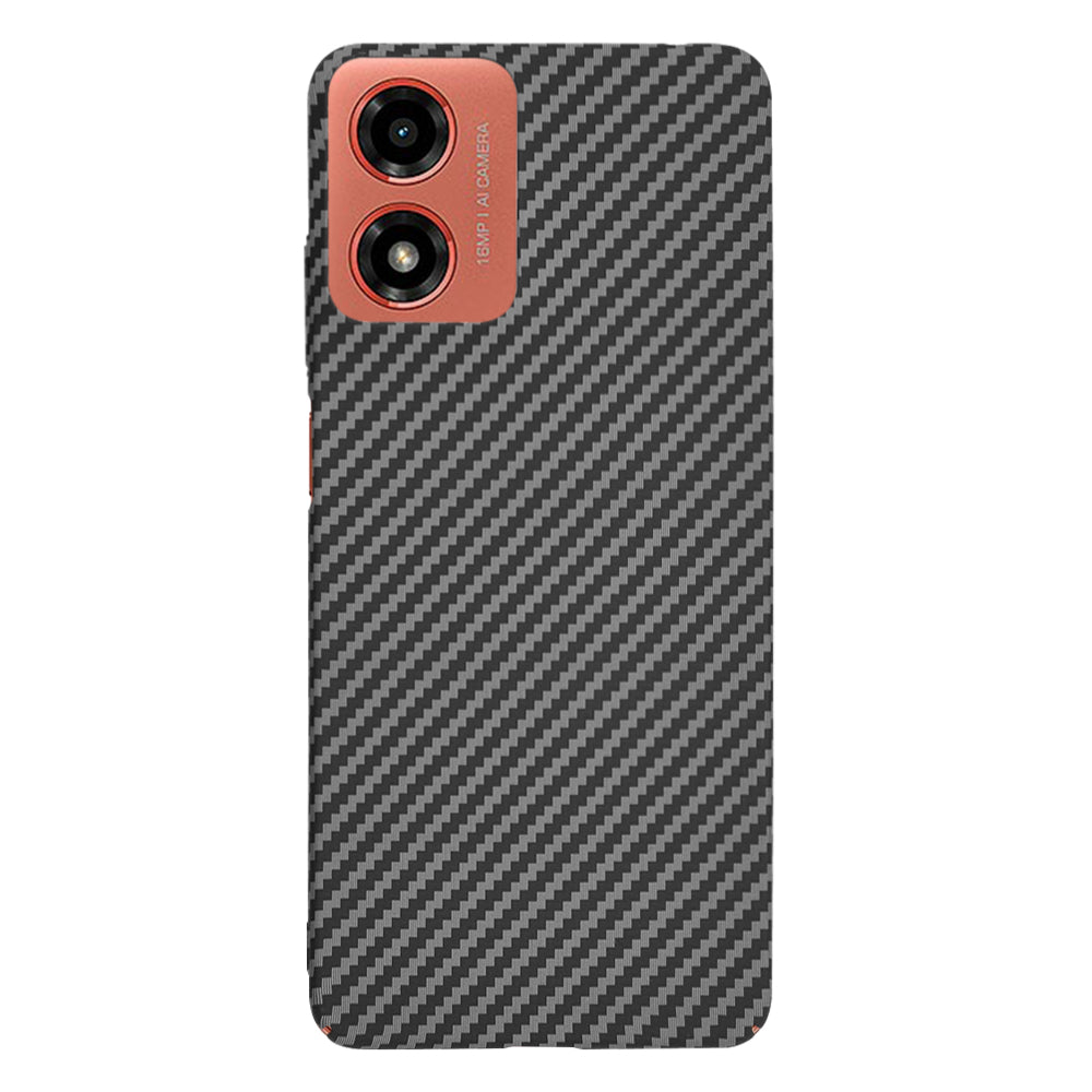 Maska za Motorola Moto G04s / E14 / G04 / G24, Techsuit, Carbonite FiberShell, Crna
