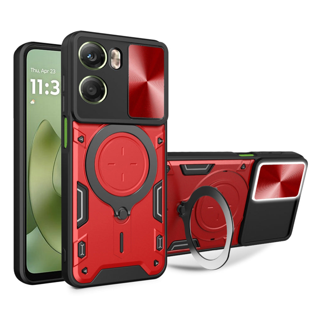 Futrola za Motorola Moto G06, Techsuit, CamGuard Pro, Crvena