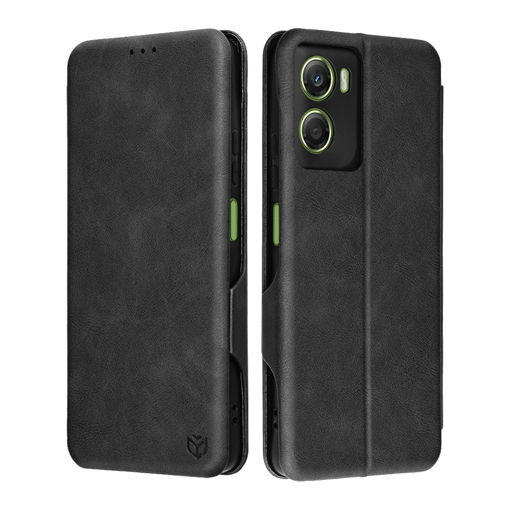 Futrola za Motorola Moto G06, Techsuit, Safe Wallet Plus, Crna