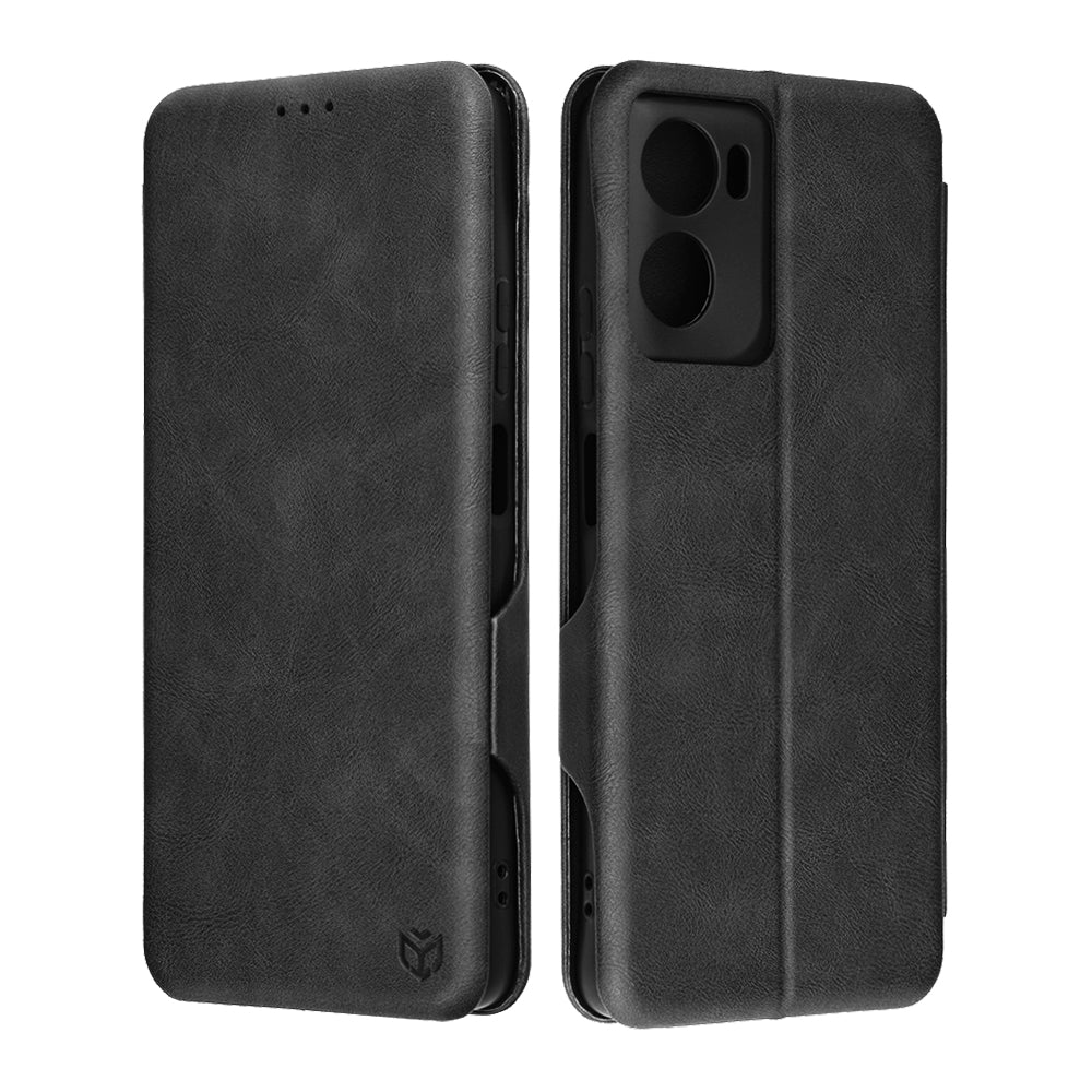 Futrola za Motorola Moto G06, Techsuit, Safe Wallet Plus, Crna