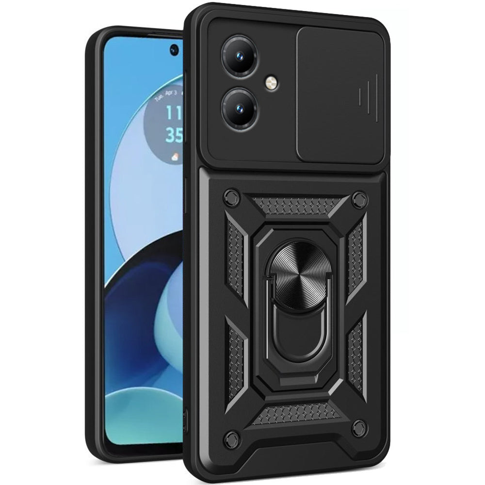 Maska za Motorola Moto G14, Techsuit, CamShield, Crna