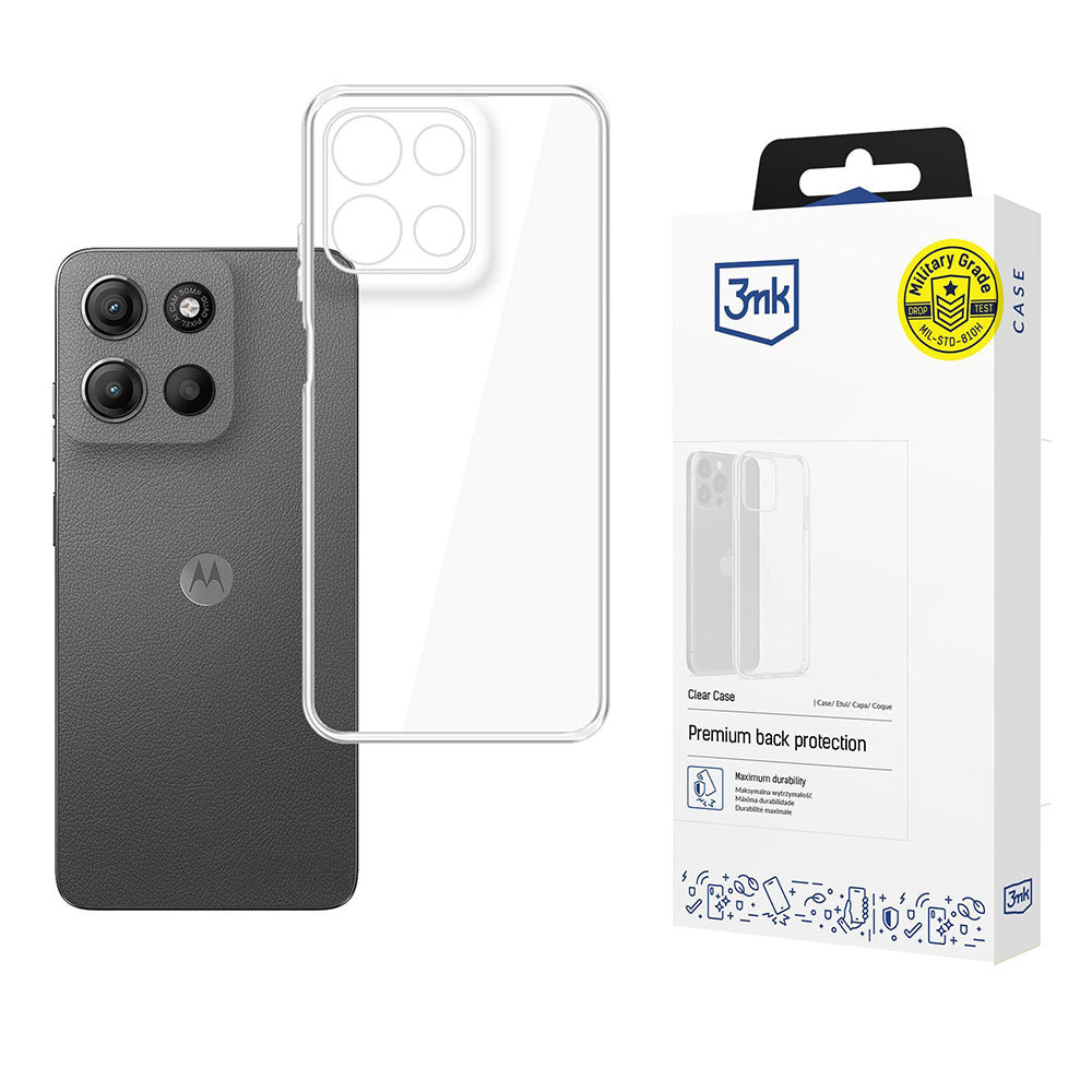 Maska za Motorola Moto G15 / G15 Power, 3MK, Clear, Prozirna