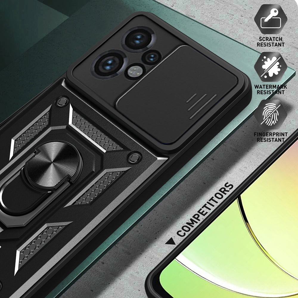 Maska za Motorola Moto G24 Power, Techsuit, CamShield, Crna