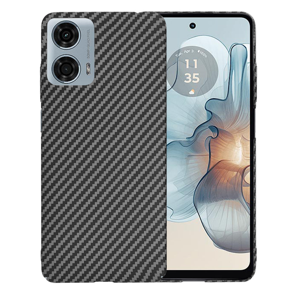 Maska za Motorola Moto G24 Power, Techsuit, Carbonite FiberShell, Crna