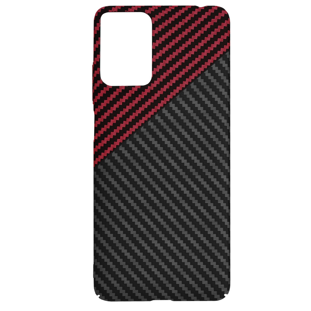 Maska za Motorola Moto G24 Power, Techsuit, Carbonite FiberShell, Crno Crvena