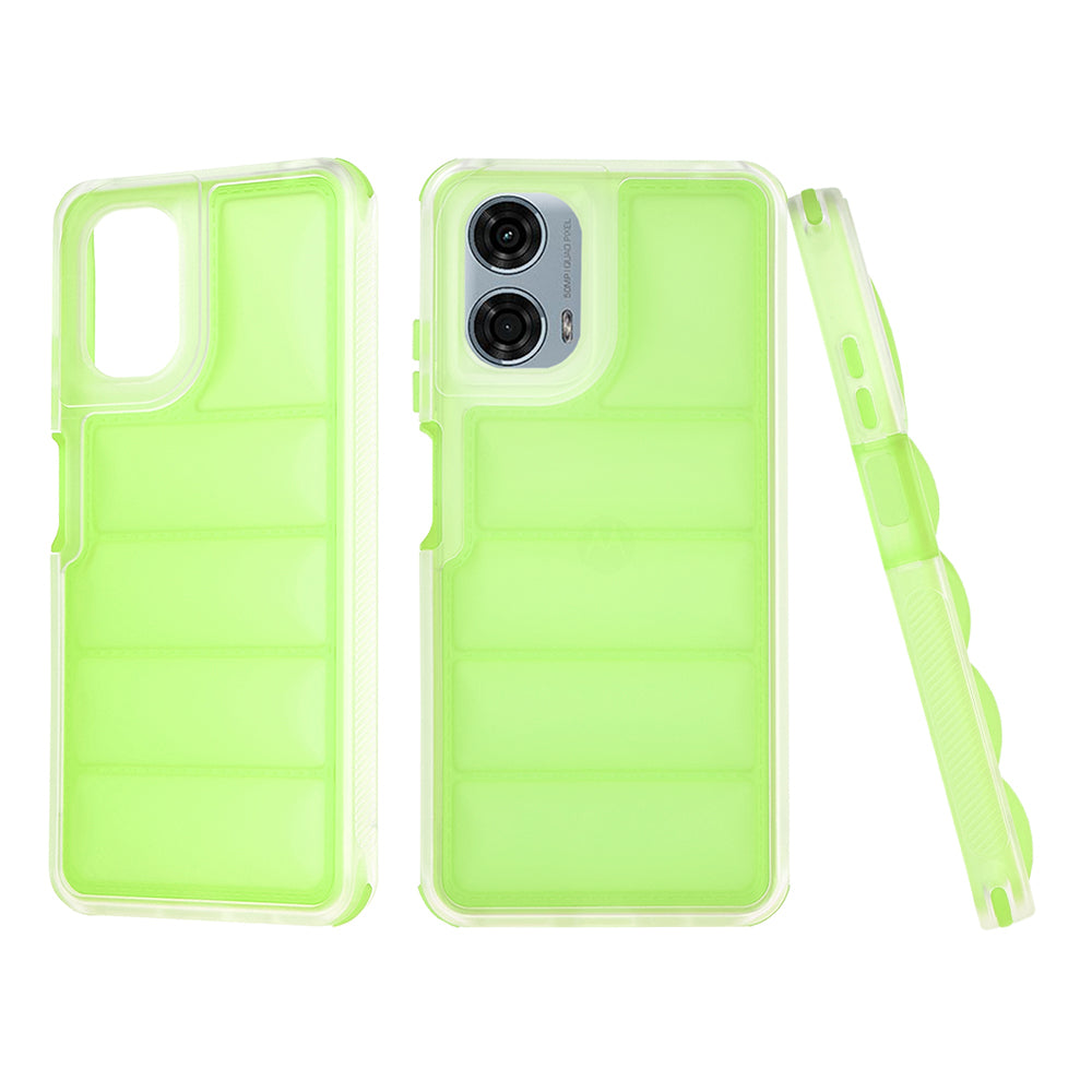 Maska za Motorola Moto G24 Power, Techsuit, Wave Shield, Zelena