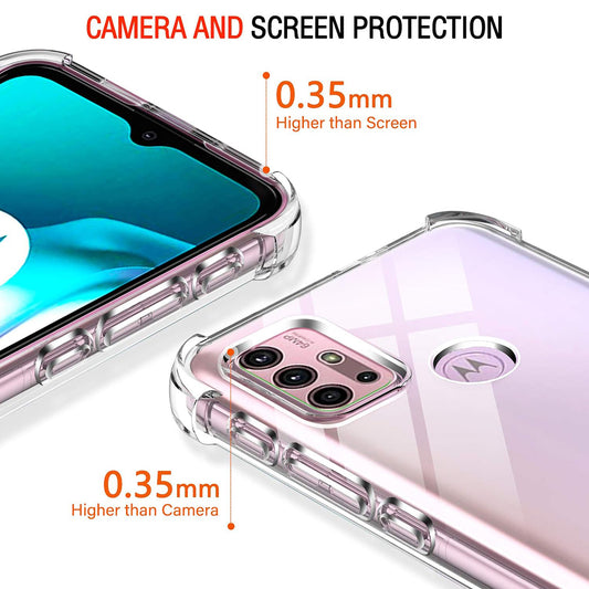 Maska za Motorola Moto G30 / G20 / G10, Techsuit, Shockproof Clear, Prozirna
