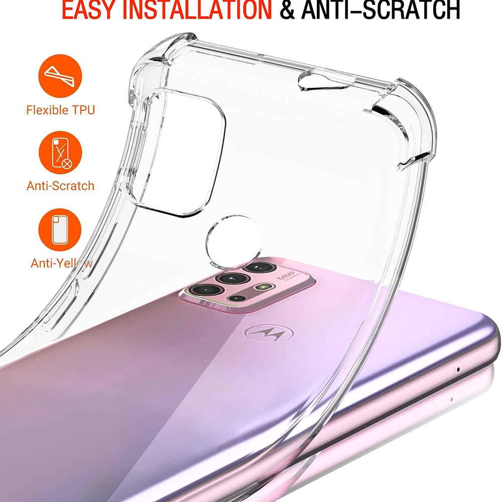 Maska za Motorola Moto G30 / G20 / G10, Techsuit, Shockproof Clear, Prozirna
