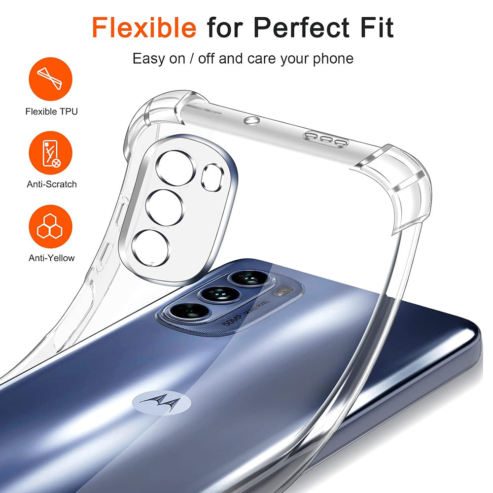 Maska za Motorola Moto G31 / G41, Techsuit, Otporna na udarce, Prozirna