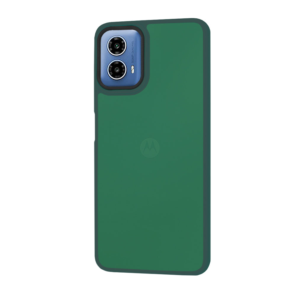 Maska za Motorola Moto G45 / G34, Techsuit, HaloFrost, Zelena