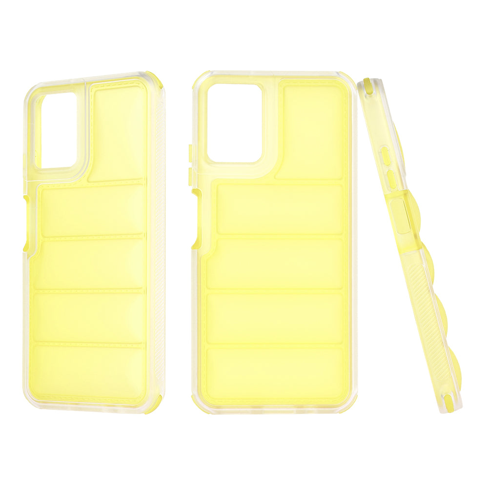 Maska za Motorola Moto G45 / G34, Techsuit, Wave Shield, Žuta