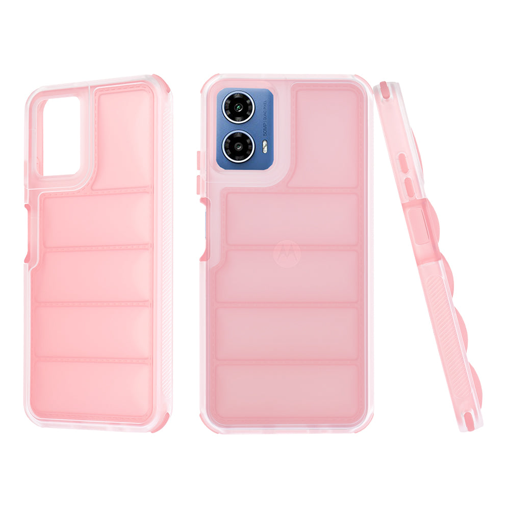 Maska za Motorola Moto G45 / G34, Techsuit, Wave Shield, Roza