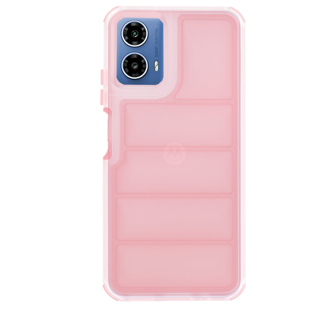 Maska za Motorola Moto G45 / G34, Techsuit, Wave Shield, Roza