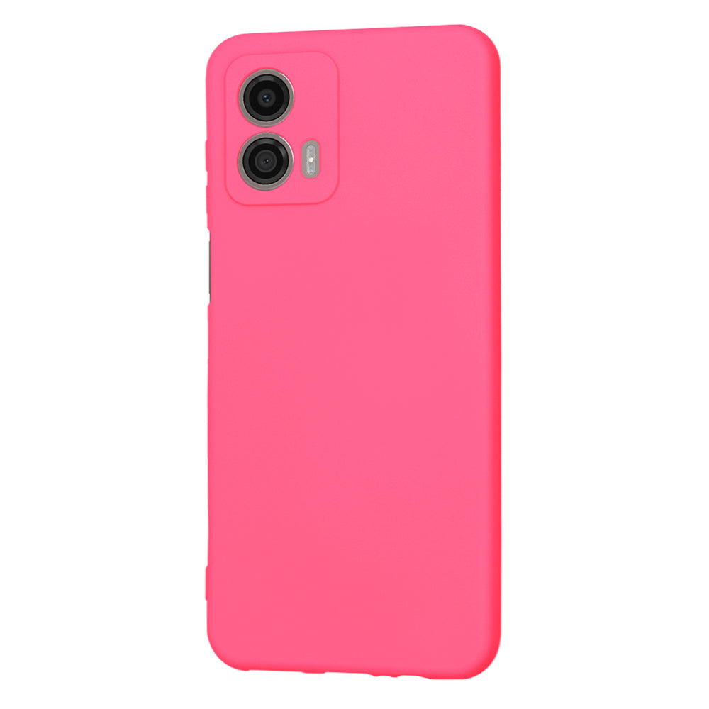 Maska za Motorola Moto G53, Techsuit, SoftFlex, Tamno Roza