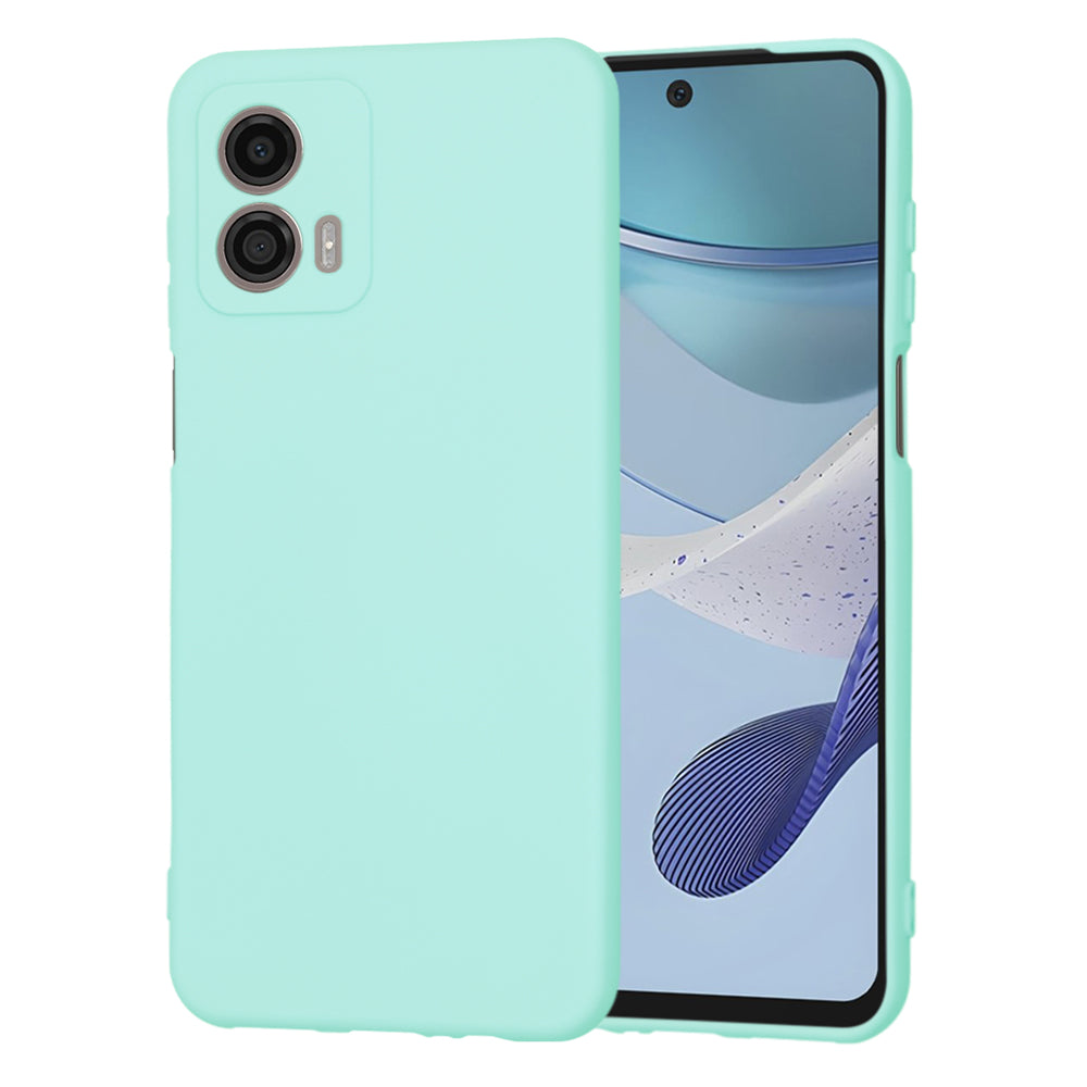 Maska za Motorola Moto G53, Techsuit, SoftFlex, Tirkizna