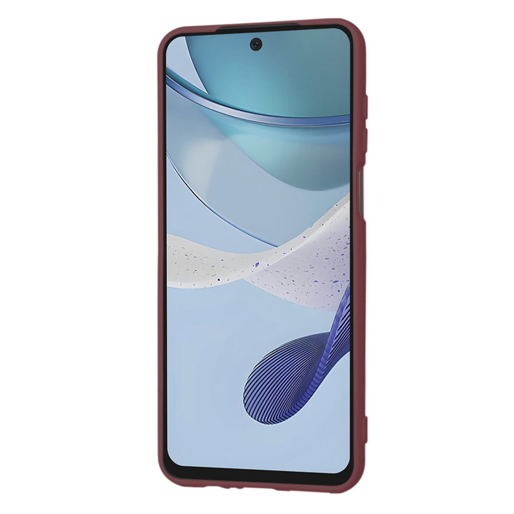 Maska za Motorola Moto G53, Techsuit, SoftFlex, Bordo