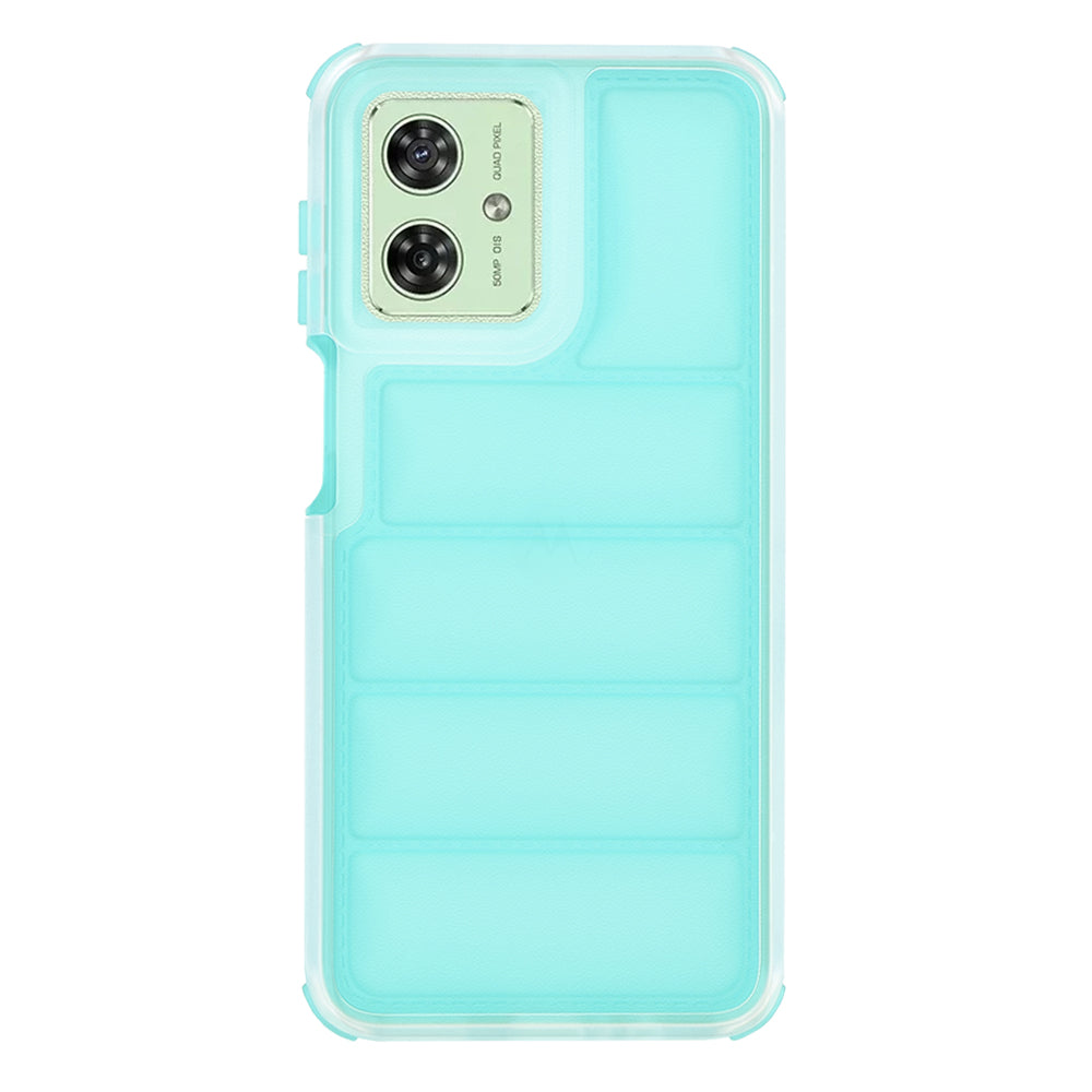 Maska za Motorola Moto G54, Techsuit, Wave Shield, Tirkizna