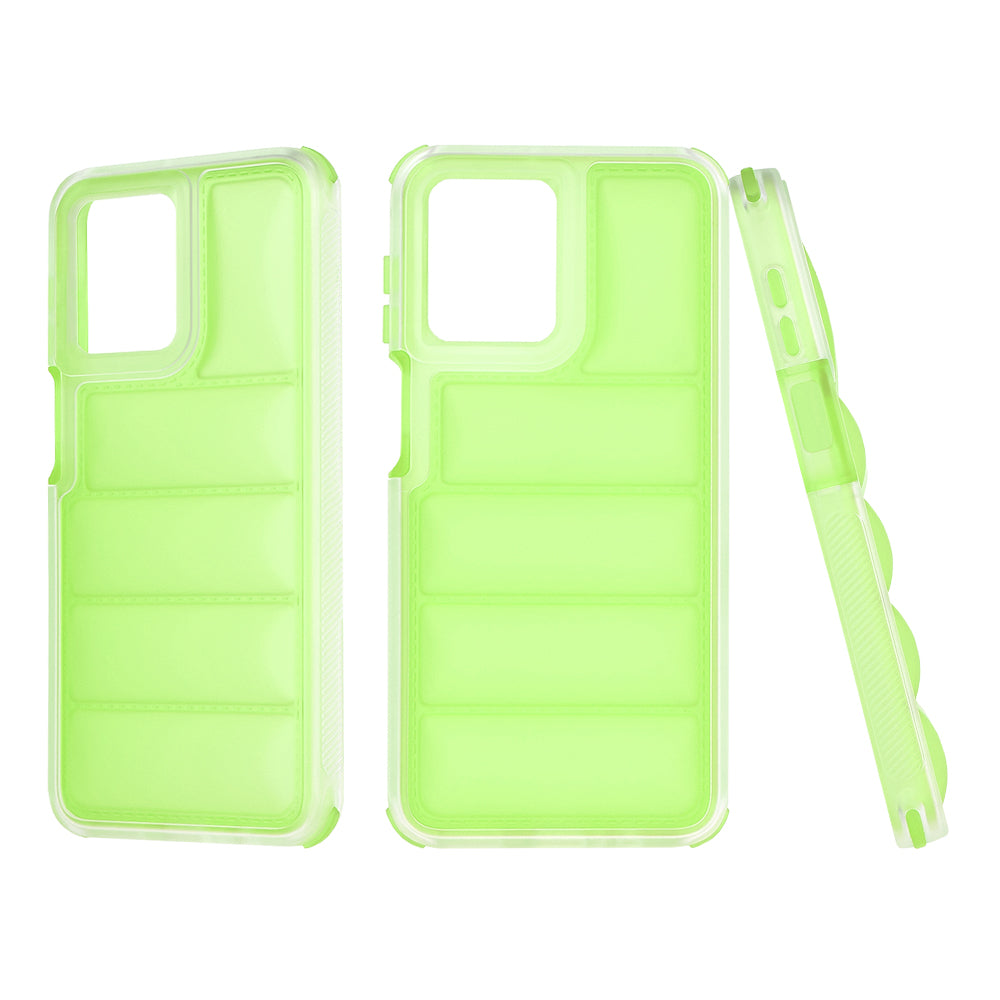 Maska za Motorola Moto G54, Techsuit, Wave Shield, Zelena