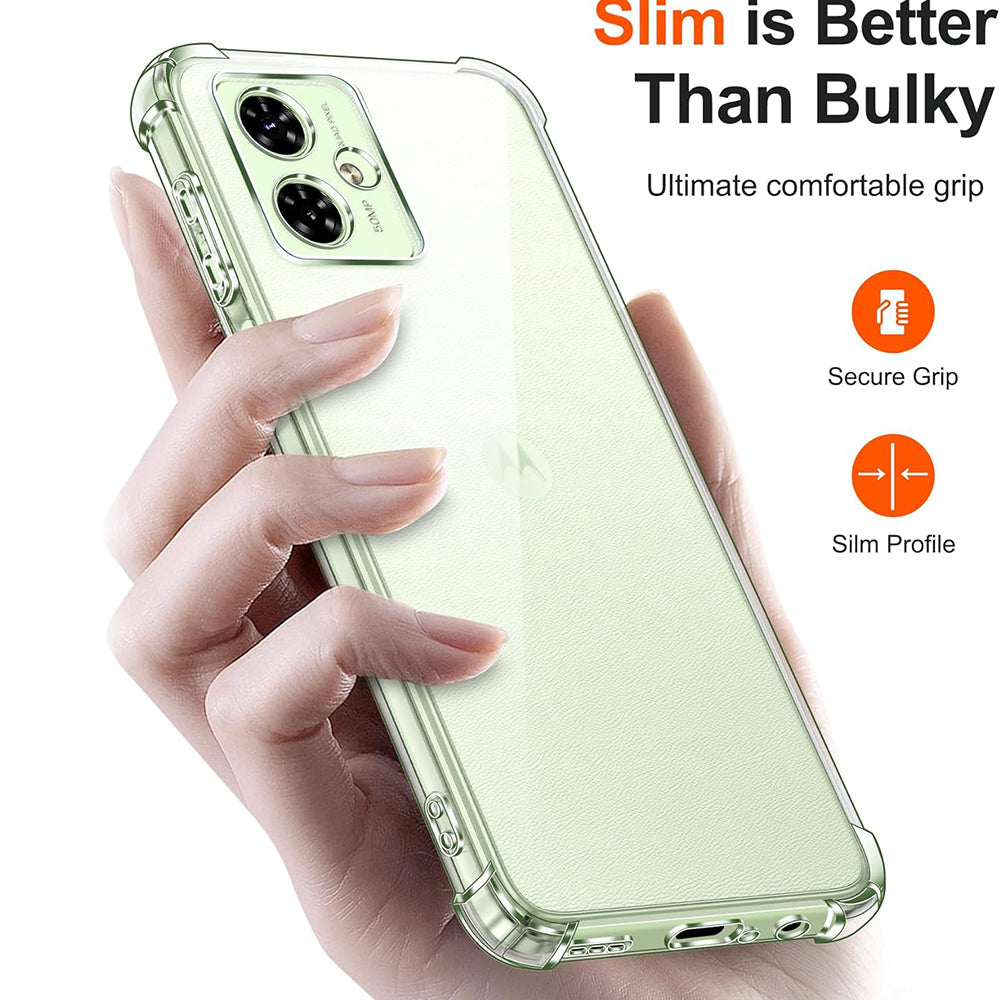 Maska za Motorola Moto G64 / G54 Power Edition, Techsuit, Otporna na udarce, Prozirna