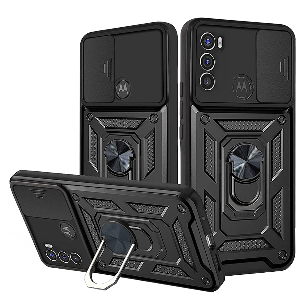 Maska za Motorola Moto G71 5G, Techsuit, CamShield, Crna