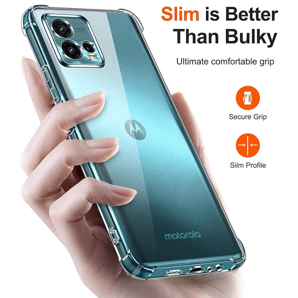 Maska za Motorola Moto G72, Techsuit, Shockproof Clear, Prozirna
