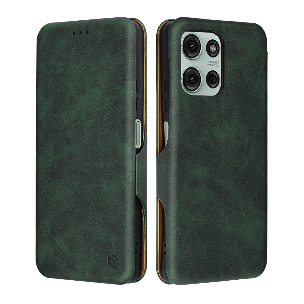 Futrola za Motorola Moto G75, Techsuit, Safe Wallet Plus, Zelena