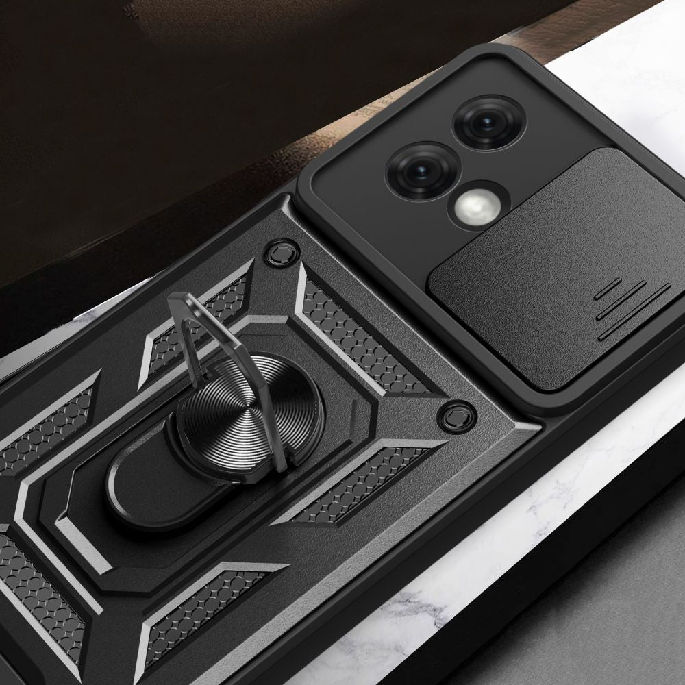 Maska za Motorola Moto G84, Techsuit, CamShield, Crna