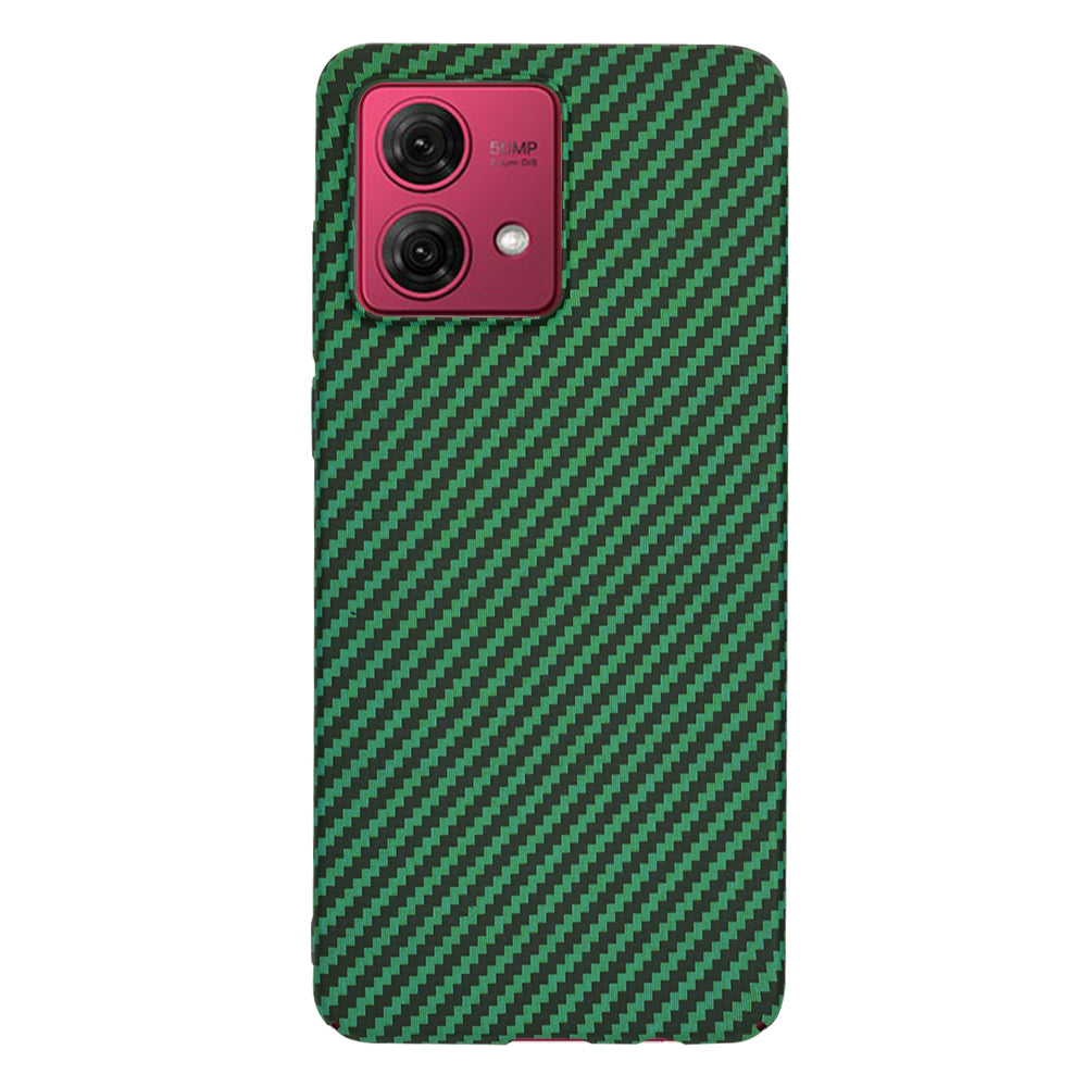 Maska za Motorola Moto G84, Techsuit, Carbonite FiberShell, Zelena