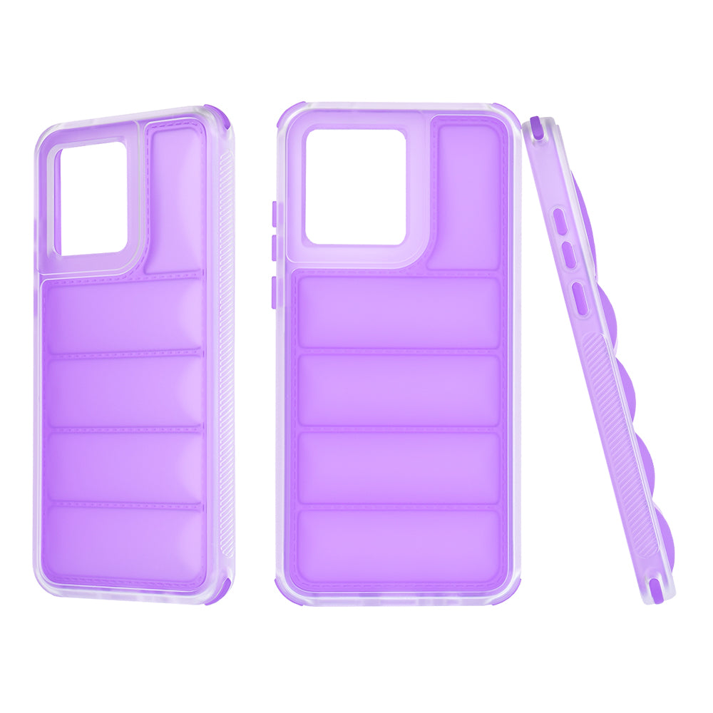 Maska za Motorola Moto G84, Techsuit, Wave Shield, Ljubičasta