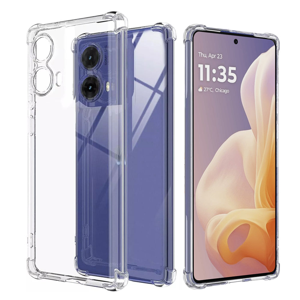 Maska za Motorola Moto G85, Techsuit, Shockproof Clear, Prozirna