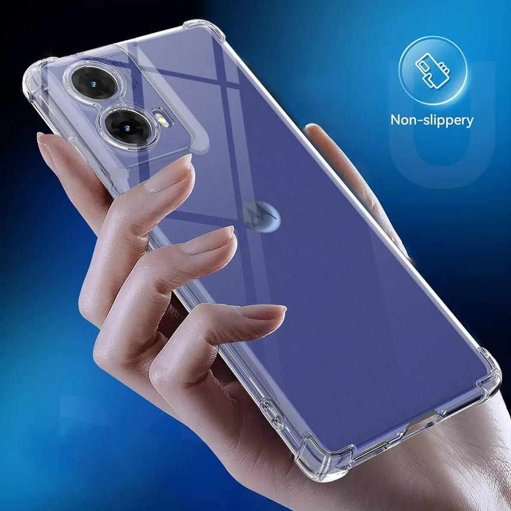 Maska za Motorola Moto G85, Techsuit, Shockproof Clear, Prozirna