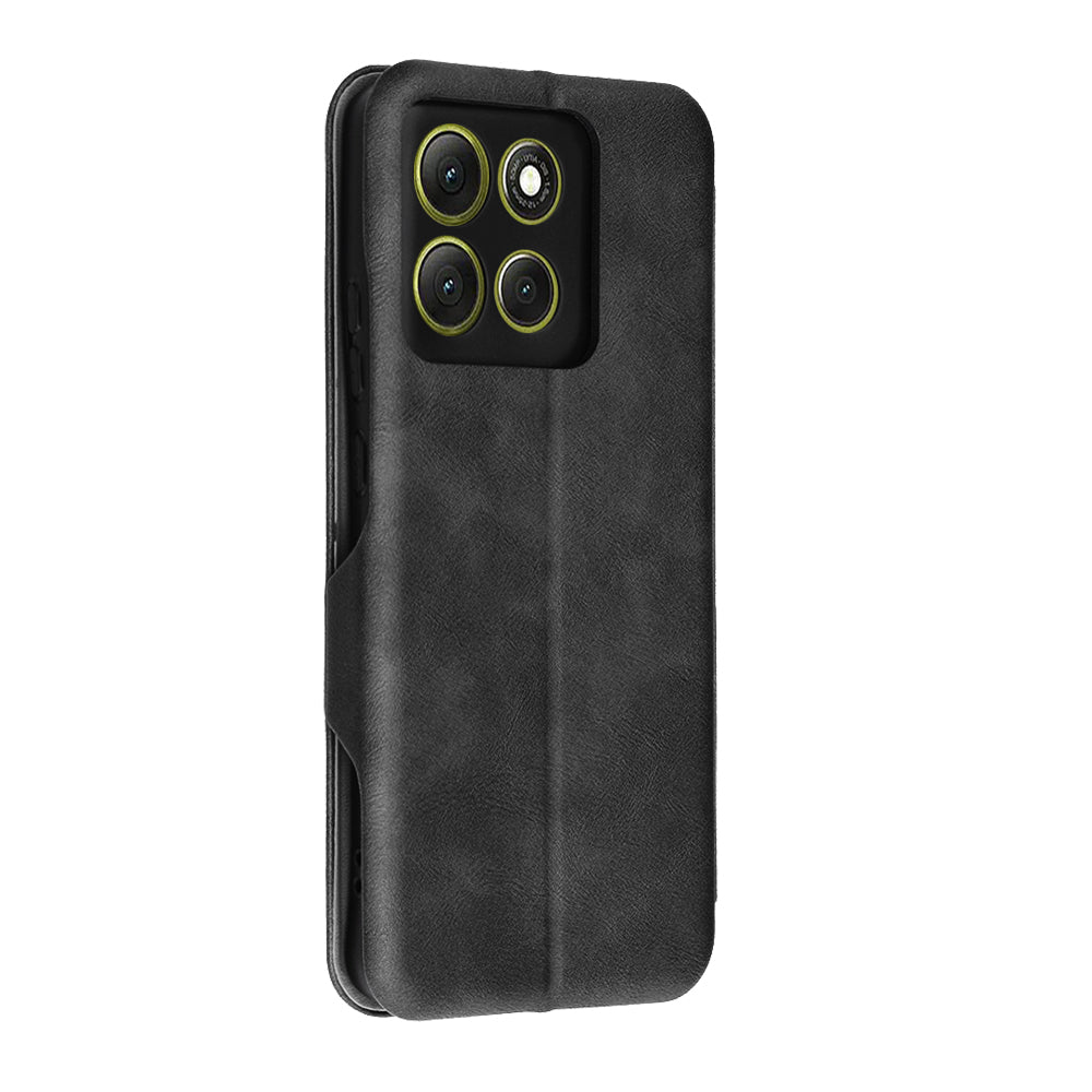 Futrola za Motorola Moto G86, Techsuit, Safe Wallet Plus, Crna