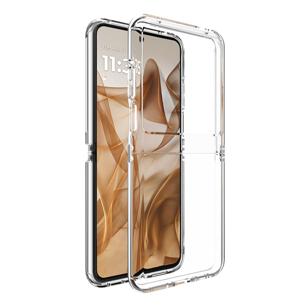 Maska za Motorola Razr 60 / Razr 50, Techsuit, Prozirna, Transparentna