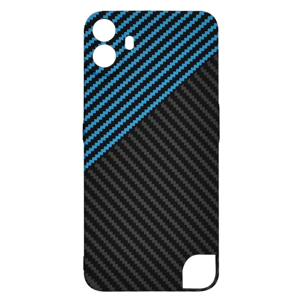 Maska za Nothing CMF Phone 1, Techsuit, Carbonite FiberShell, Crno Plava