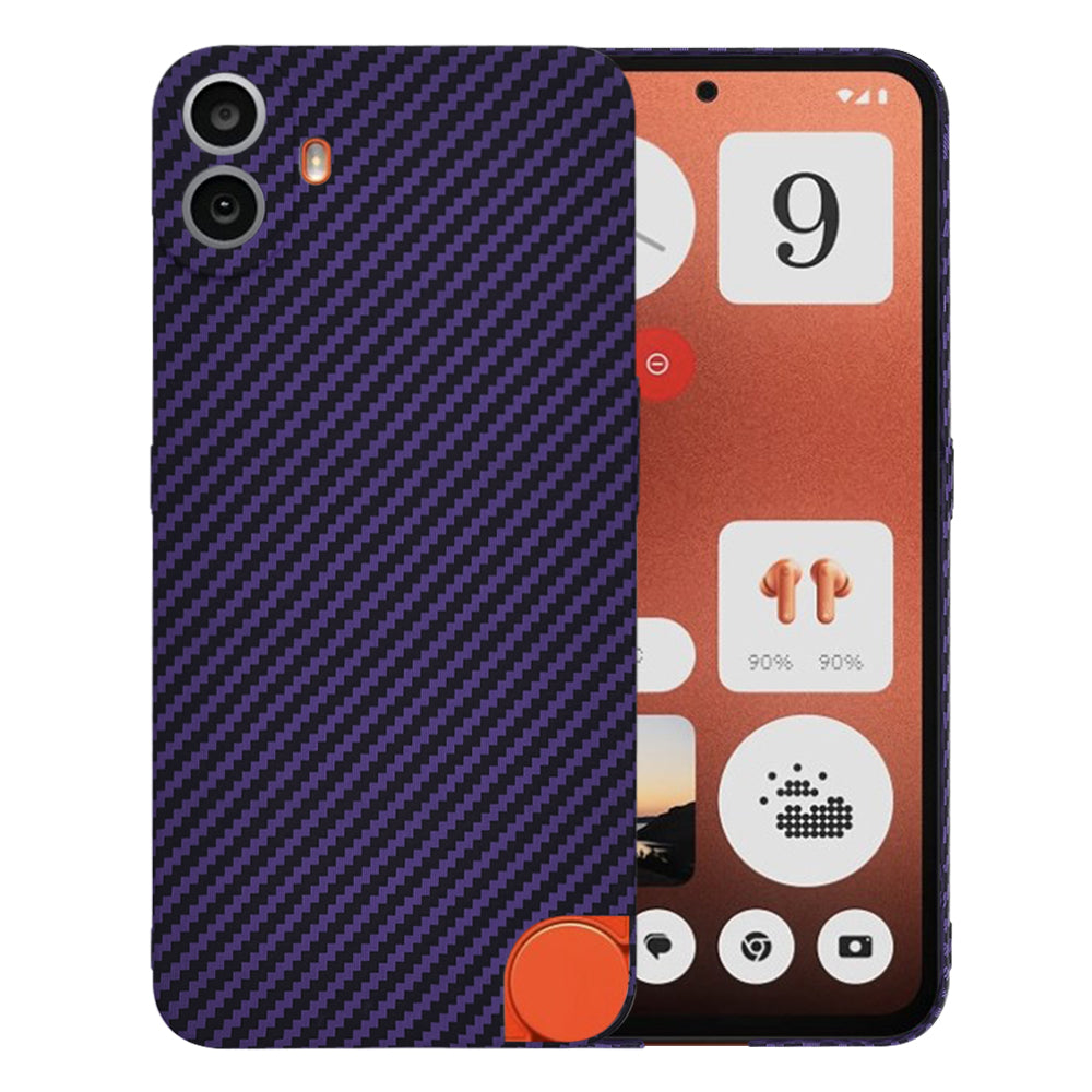 Futrola za Nothing CMF Phone 1, Techsuit, Carbonite FiberShell, Ljubičasta
