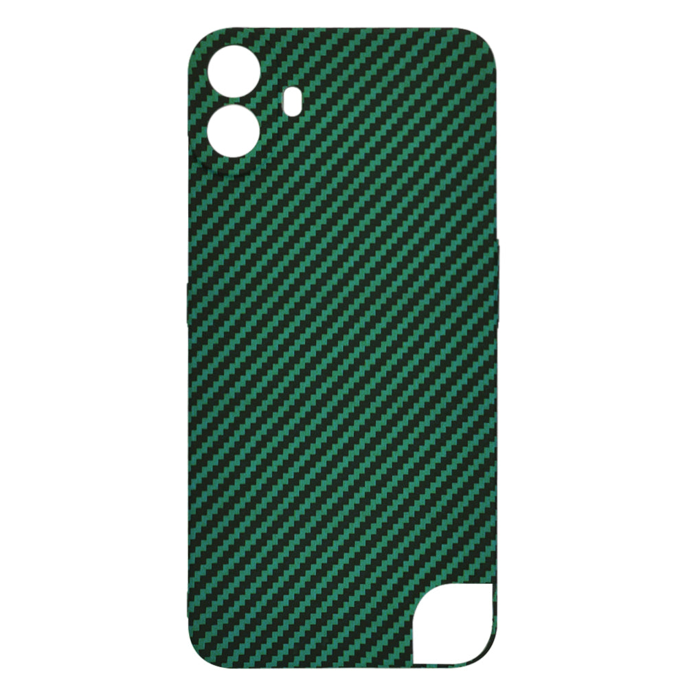Maska za Nothing CMF Phone 1, Techsuit, Carbonite FiberShell, Zelena