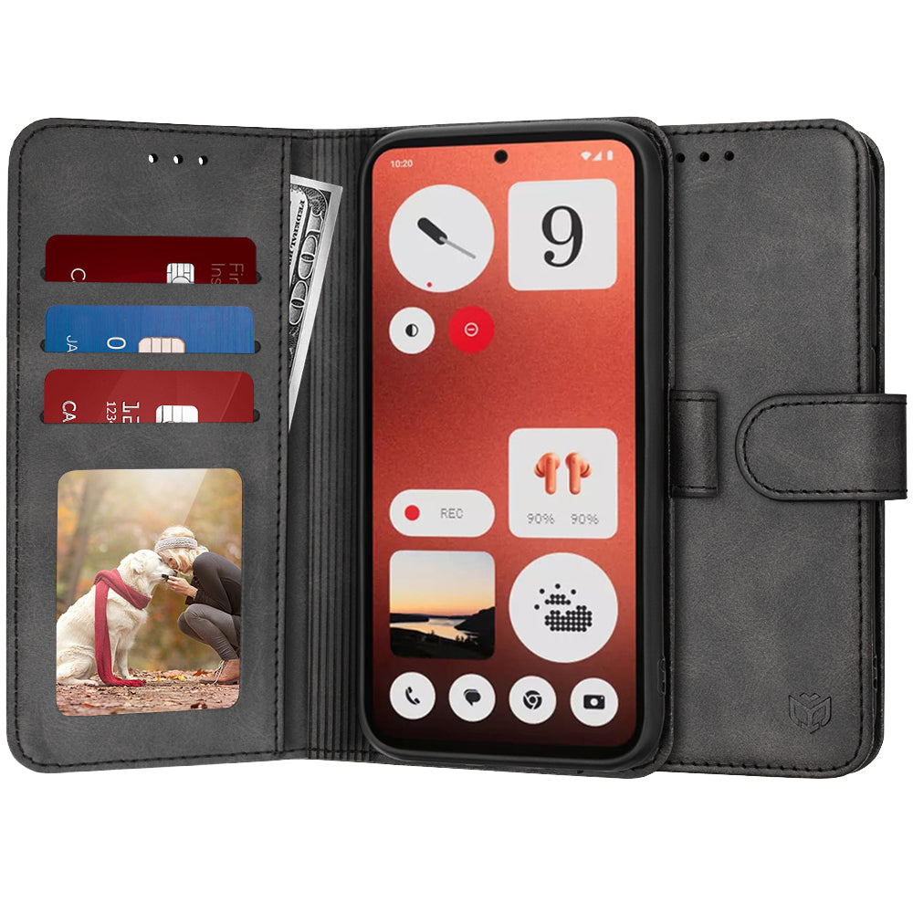 Futrola za Nothing CMF Phone 1, Techsuit, Diary Book, Crna