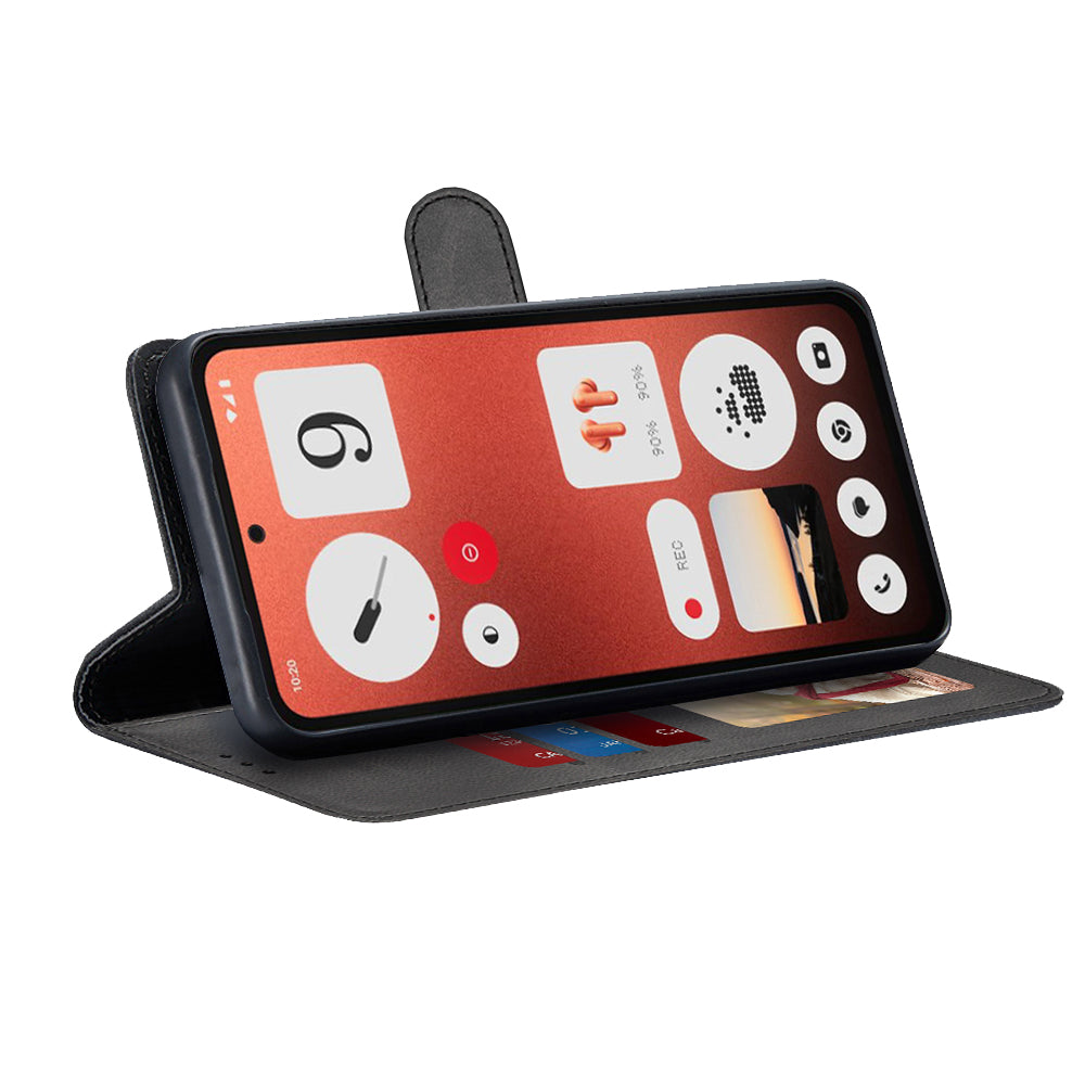 Futrola za Nothing CMF Phone 1, Techsuit, Diary Book, Crna