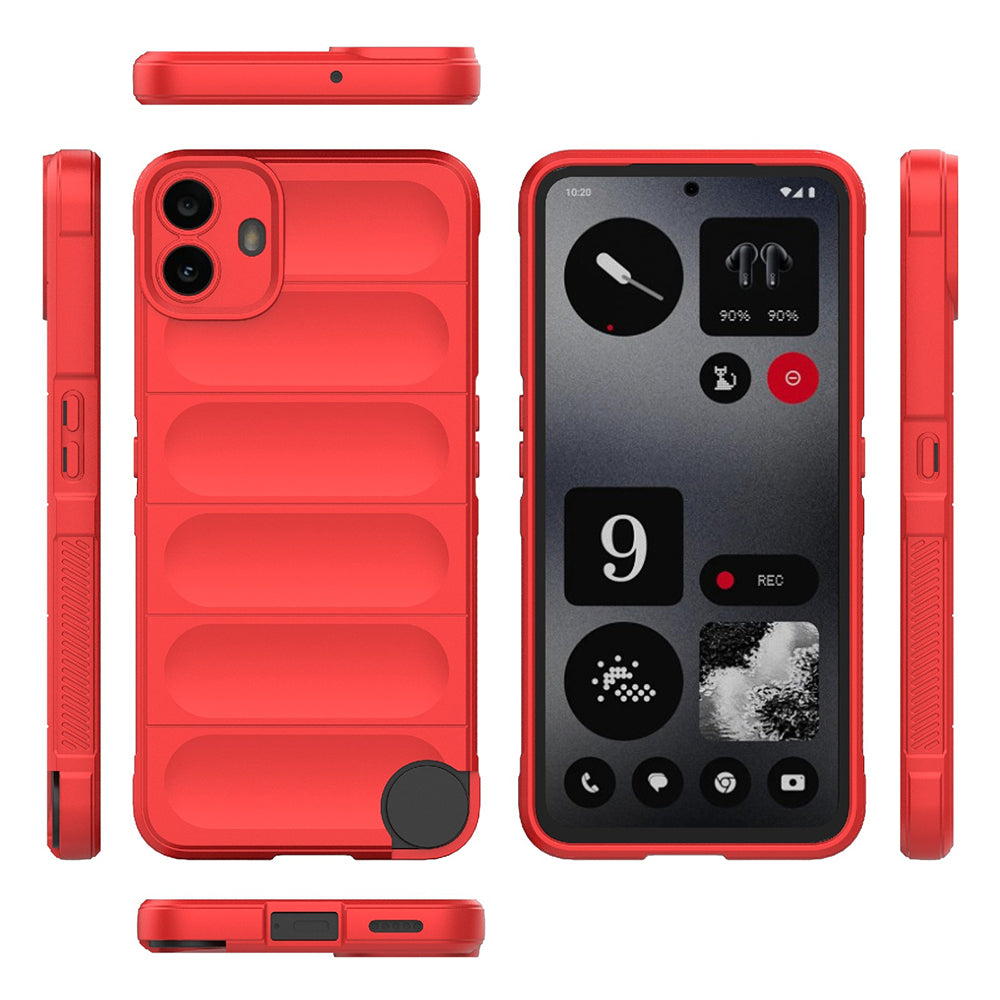 Maska za Nothing CMF Phone 1, Techsuit, Magic Shield, Crvena