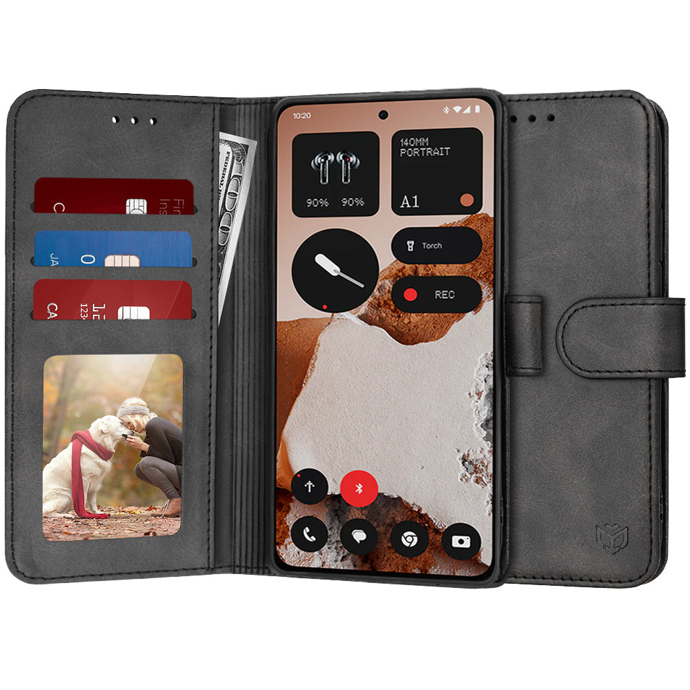 Futrola za Nothing CMF Phone 2 Pro, Techsuit, Diary Book, Crna