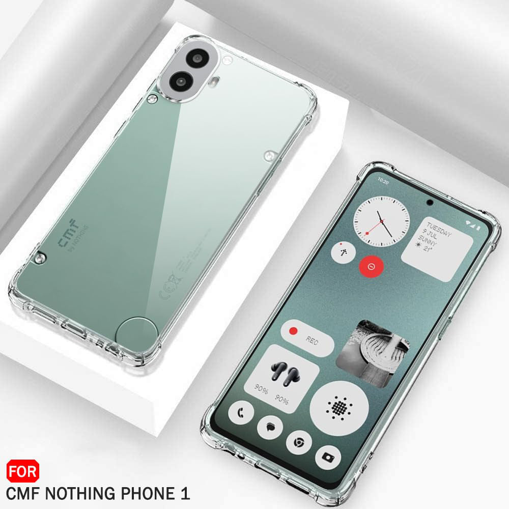 Maska za Nothing CMF Phone 2 Pro, Techsuit, Shockproof Clear, Prozirna