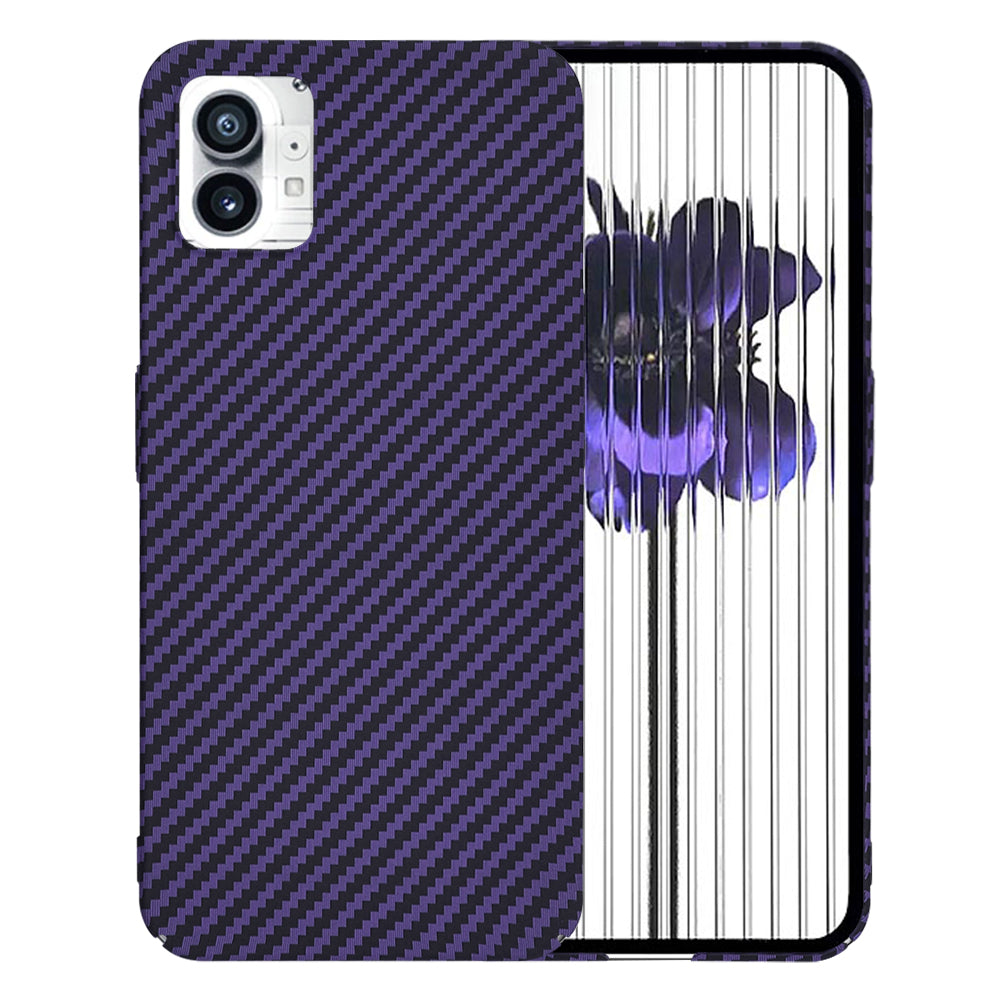 Maska za Nothing Phone (1), Techsuit, Carbonite FiberShell, Ljubičasta