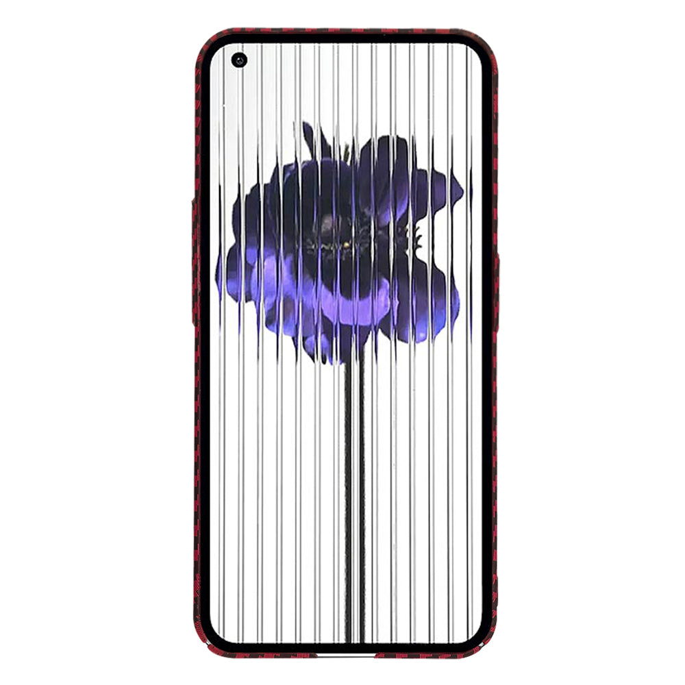 Maska za Nothing Phone (1), Techsuit, Carbonite FiberShell, Crvena