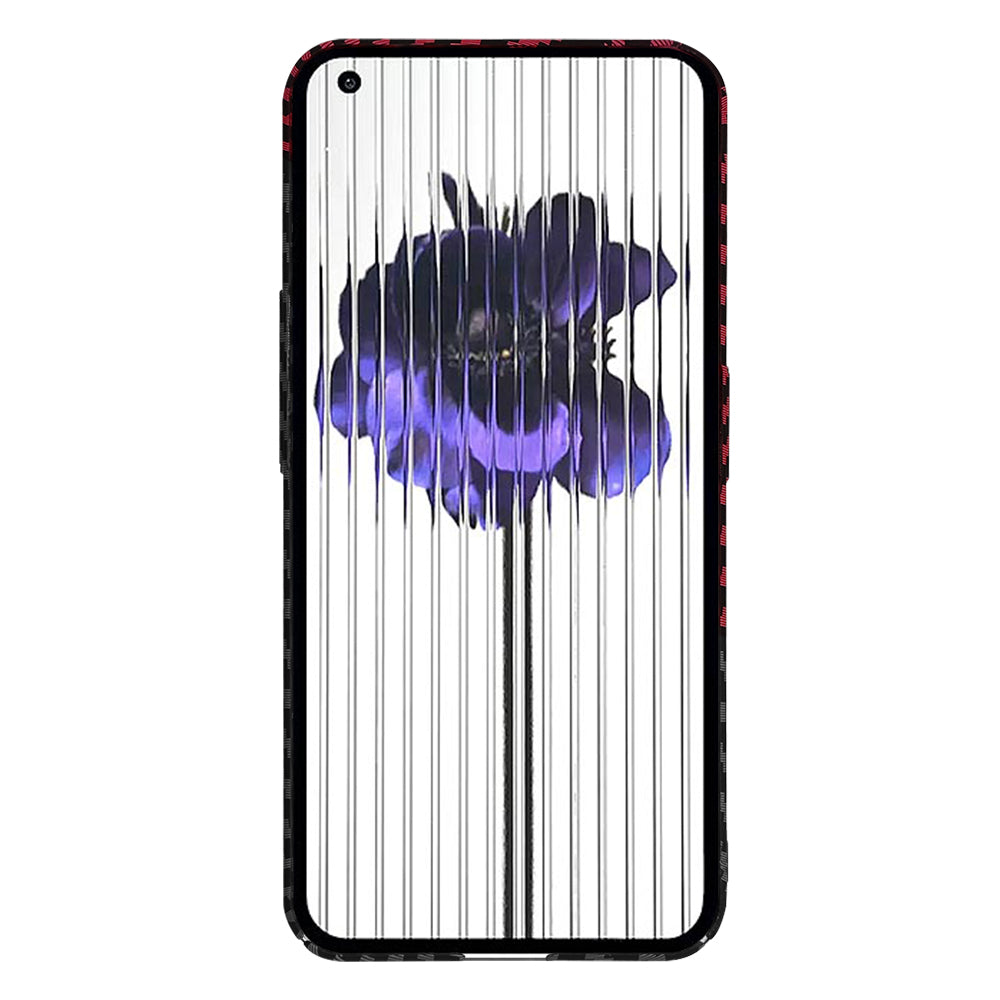 Maska za Nothing Phone (1), Techsuit, Carbonite FiberShell, Crno Crvena