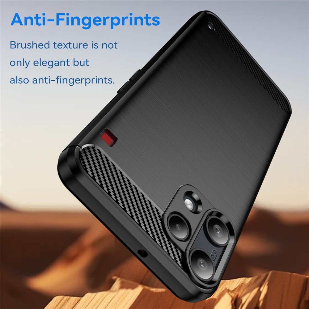 Futrola za Nothing Phone (3a) Lite, Techsuit, Karbon, Crna