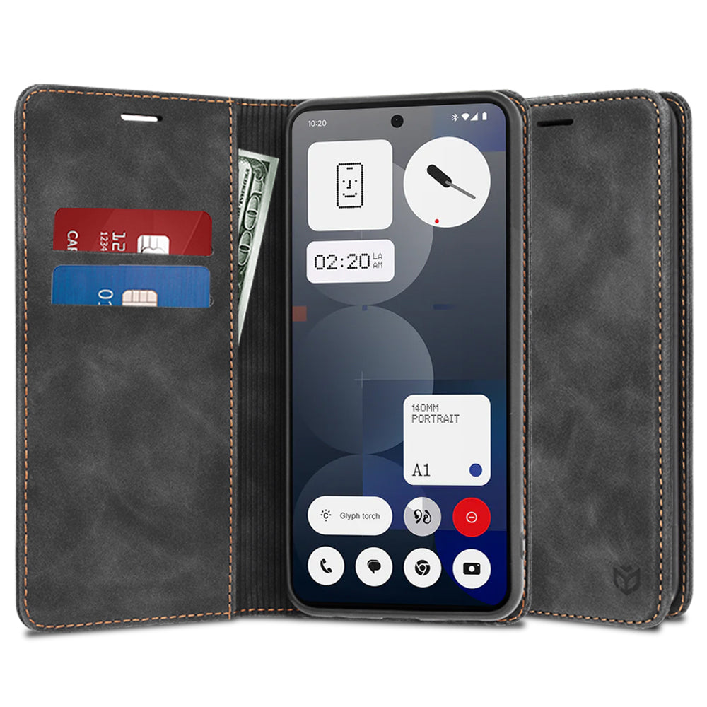 Futrola za Nothing Phone (3a) Pro, Techsuit, Confy, Crna