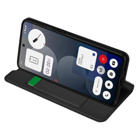 Futrola za Nothing Phone (3a) Pro, Techsuit, Magskin Book, Crna