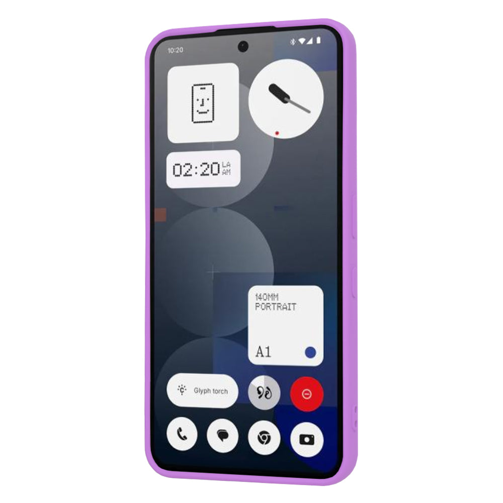 Maska za Nothing Phone (3a) Pro, Techsuit, SoftFlex, Ljubičasta